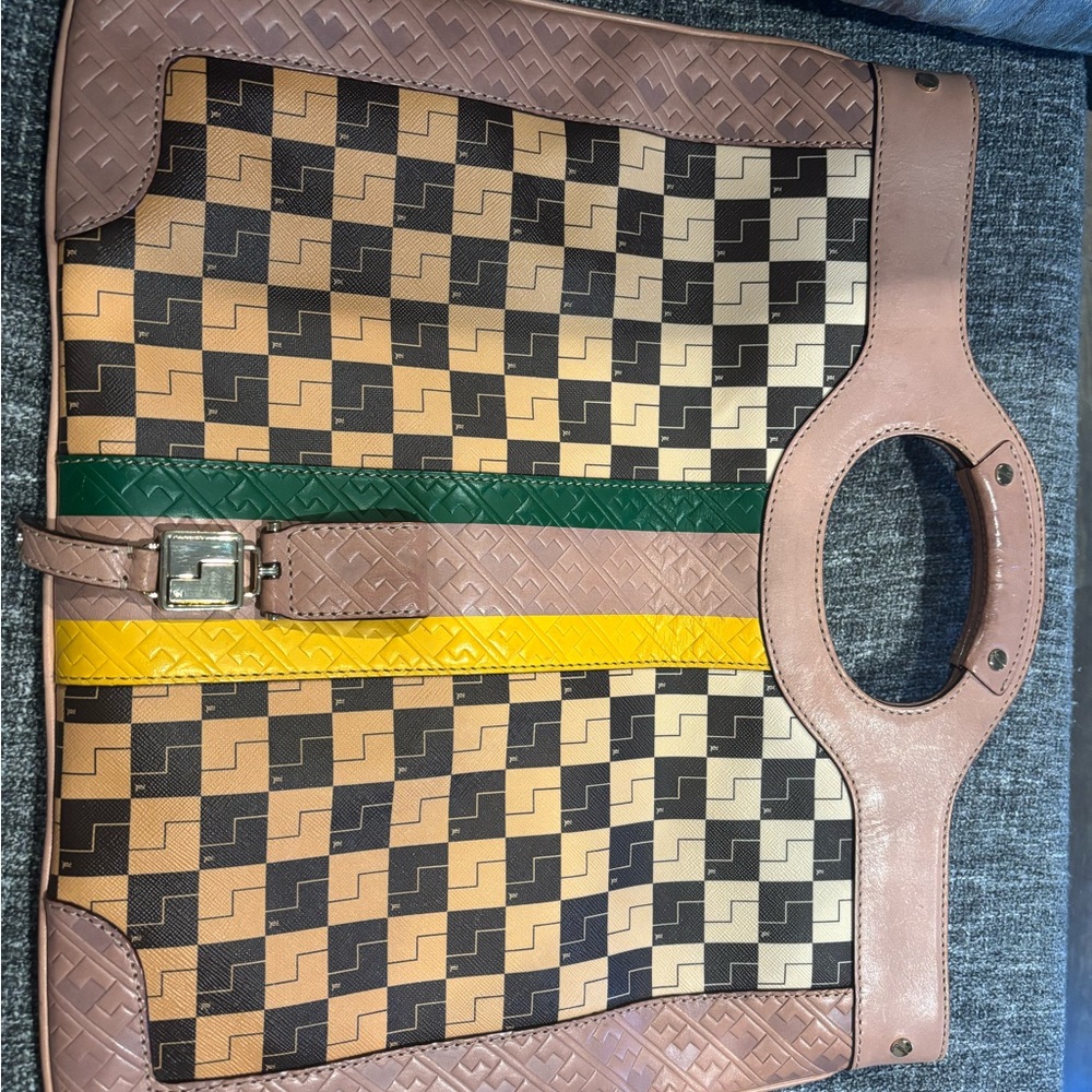 Geometric Patterned Tote Bag